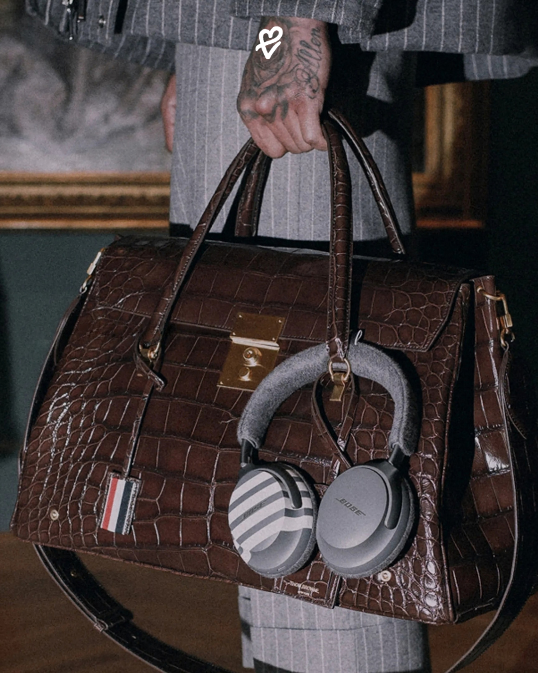 Bose × Thom Browne: Kaşmir Detaylı QuietComfort Ultra