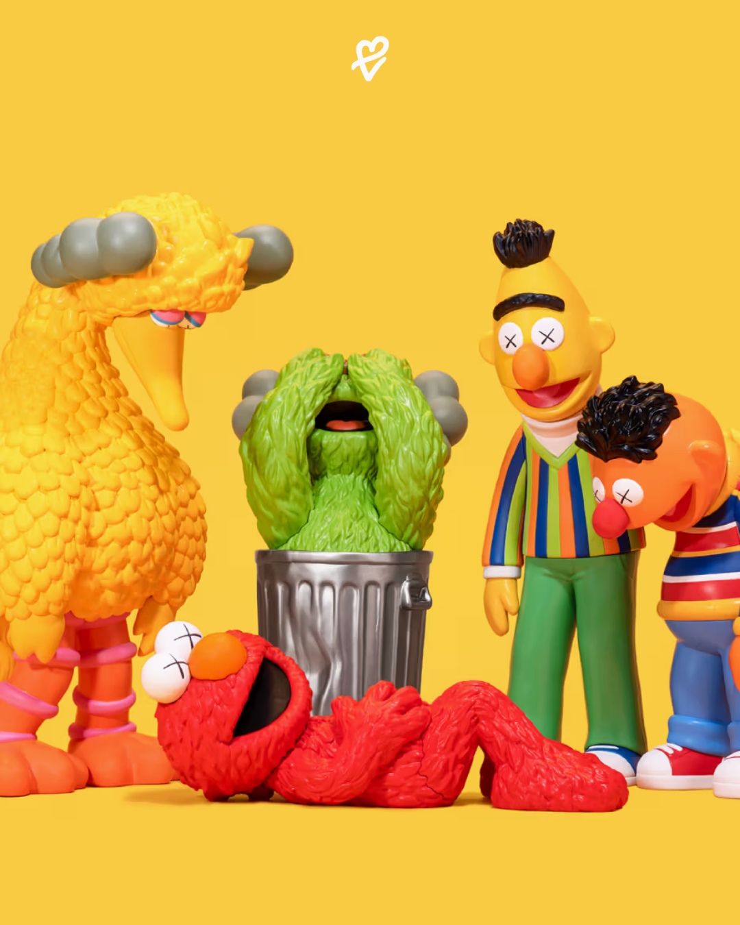 ARR ve KAWS işbirliğiyle tasarlanan Sesame Street figür koleksiyonu