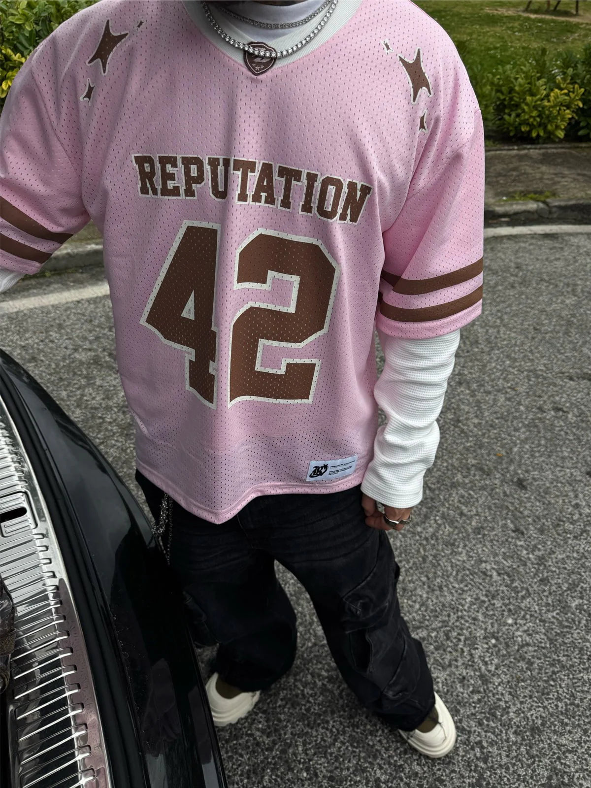 Mesh Layered Jersey