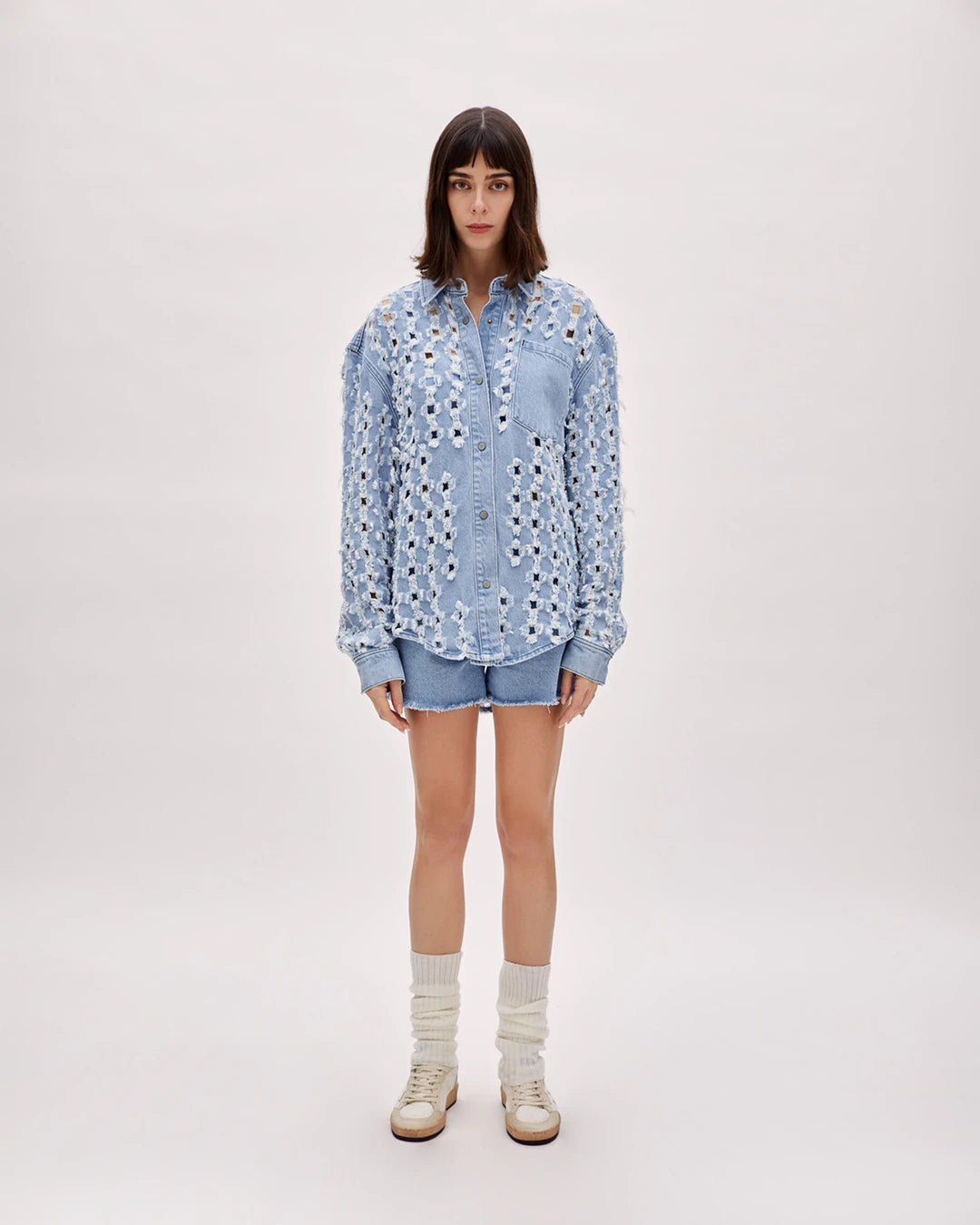 Perforated Denim