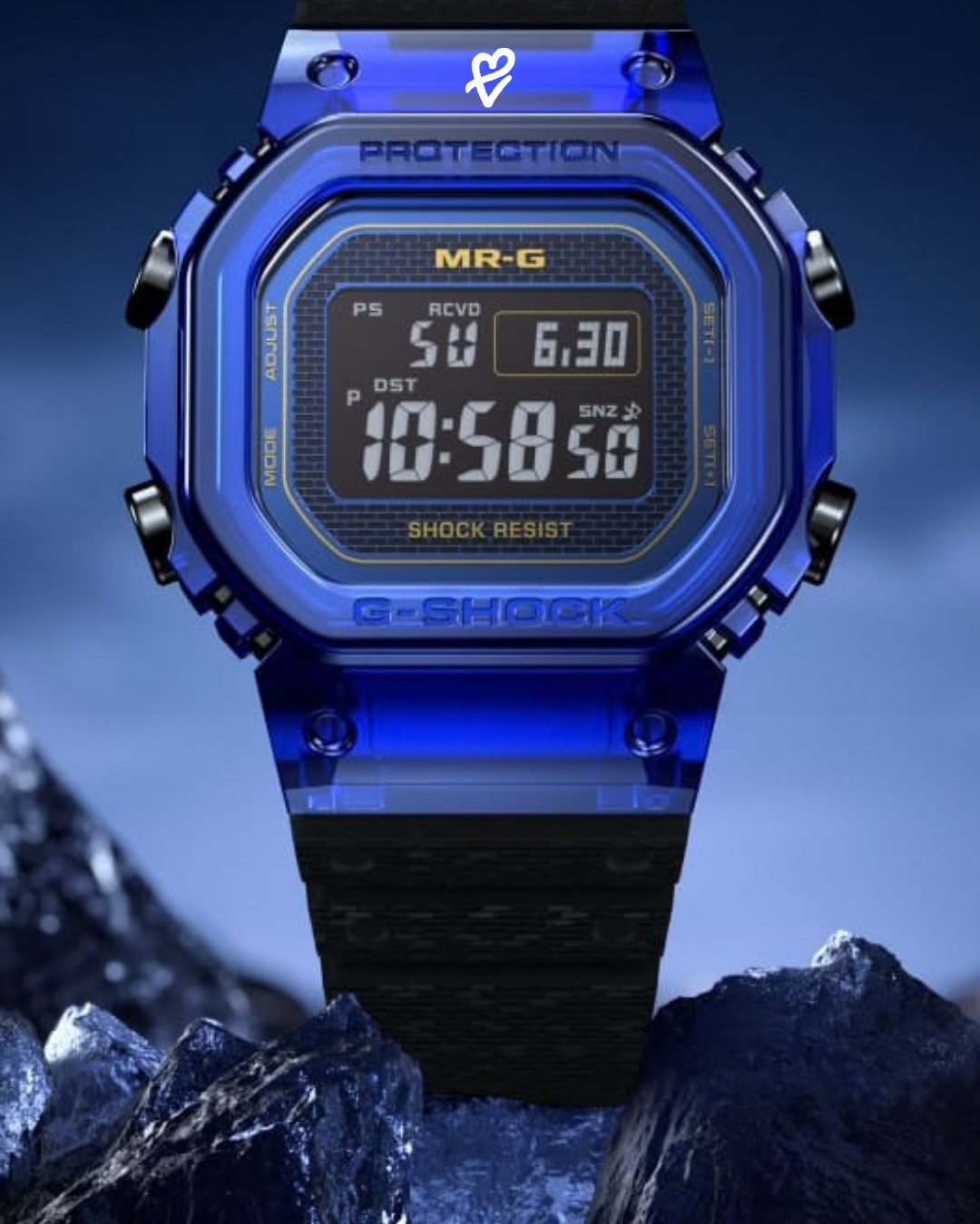 G-Shock MRG-D5000: Safirden Üretilen 20 Saat
