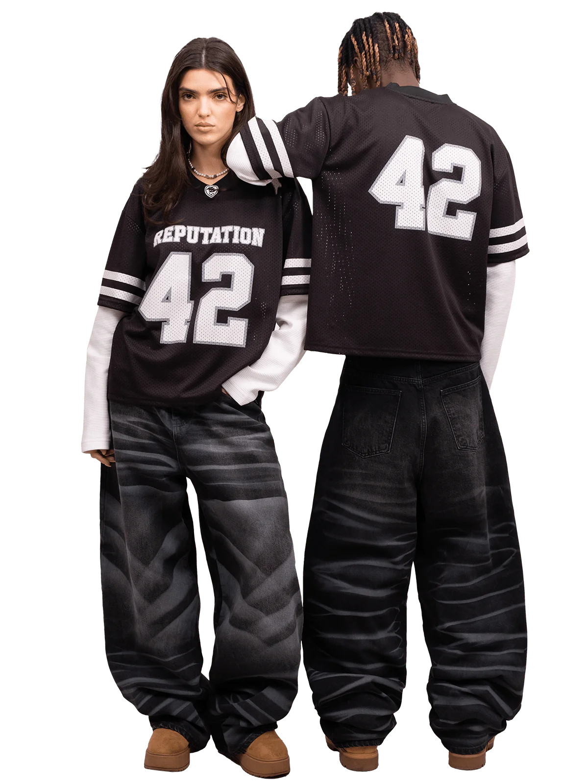 Mesh Layered Jersey