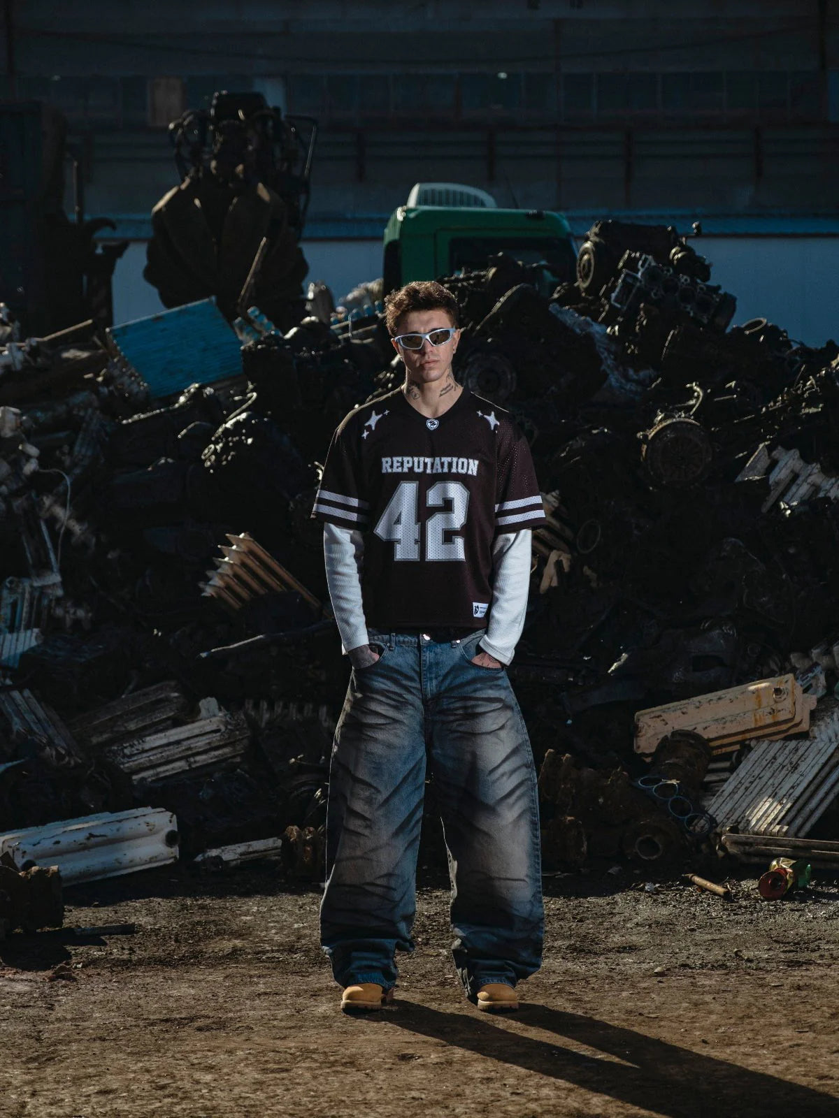 Mesh Layered Jersey